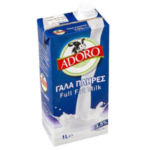 Adoro γάλα πλήρες 3,5% 1lt Adoro - 1