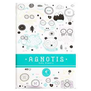 Agnotis παιδικές πάνες no4+ 40τεμ Agnotis - 1