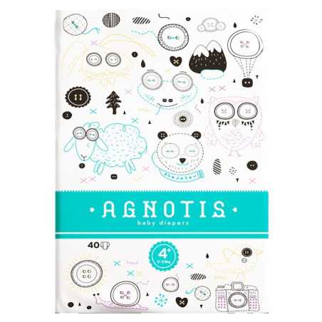 Agnotis παιδικές πάνες no4+ 40τεμ Agnotis - 1