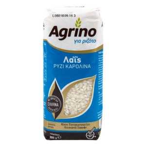 Agrino ρύζι καρολίνα λαϊς για ριζότο 500gr Agrino - 1