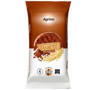 Agrino ρυζογκοφρέτα ατομική με σοκολάτα γάλακτος 60gr Agrino - 1