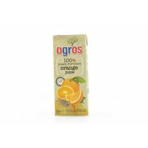 Agros 100% φυσικός χυμός πορτοκάλι 250ml Agros - 4