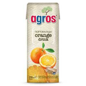 Agros χυμός πορτοκαλάδα 250ml Agros - 1