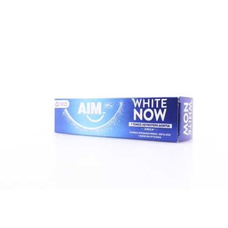 AIM οδοντόκρεμα white now 75ml Aim - 5