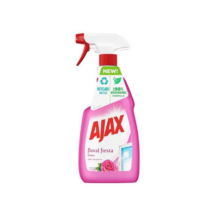 Ajax καθαριστικό τζαμιών με αντλία floral fiesta bouquet 500ml