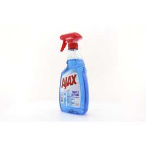 Ajax υγρό καθαριστικό spray τζαμιών triple action 500ml Ajax - 1