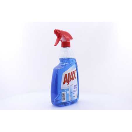 Ajax υγρό καθαριστικό spray τζαμιών triple action 750ml