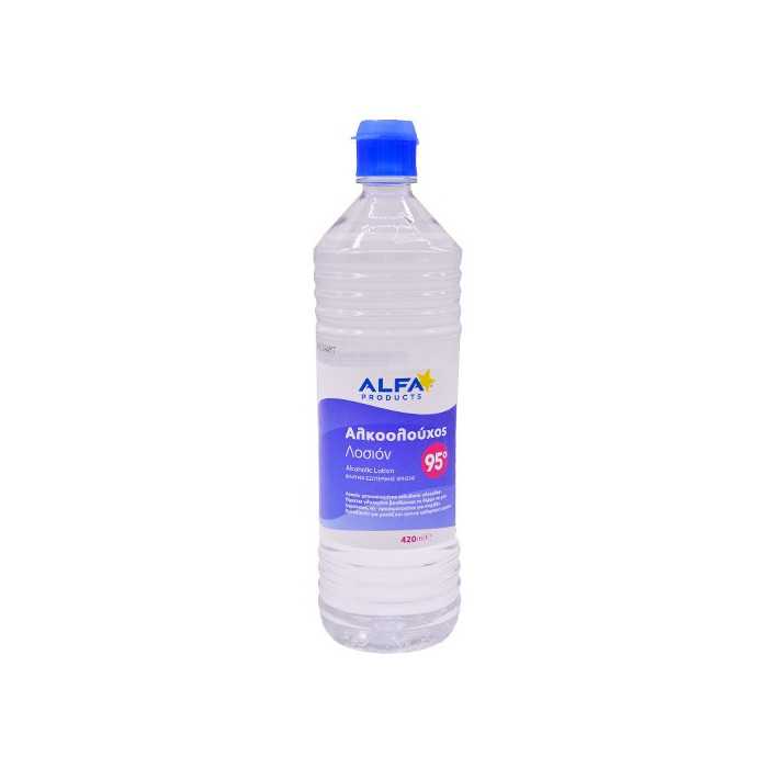 Alfa αλκοολούχος λοσιόν 95 βαθμών 420ml Alfa - 1