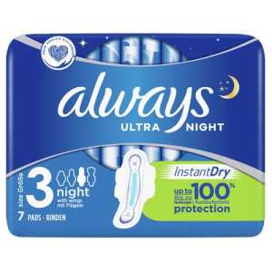 Always ultra σερβιέτες night 7τεμ