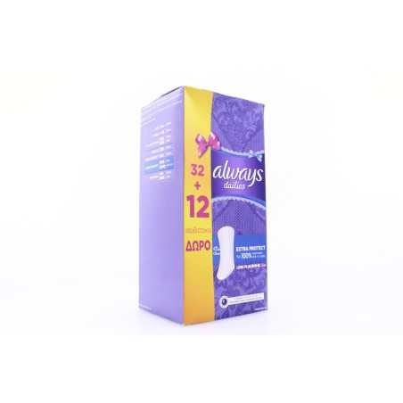 ALWAYS σερβιετάκια Extra Protect Long Plus 44τεμ