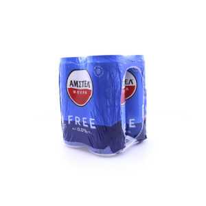 Amstel free μπύρες κουτί 4x330ml