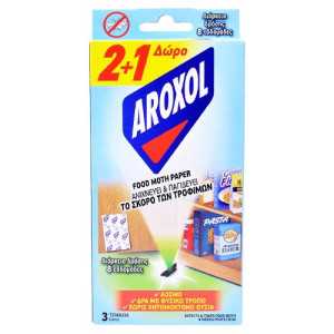 Aroxol food moth paper 3τεμ Aroxol - 1