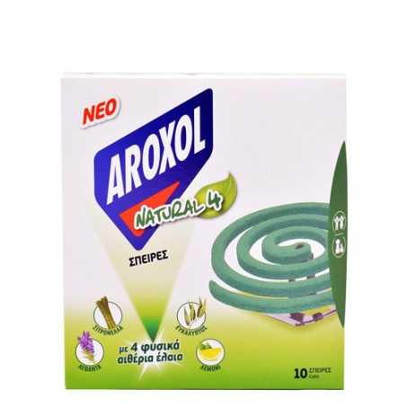 Aroxol natural 4 spiral σπείρες 10τεμ Aroxol - 1