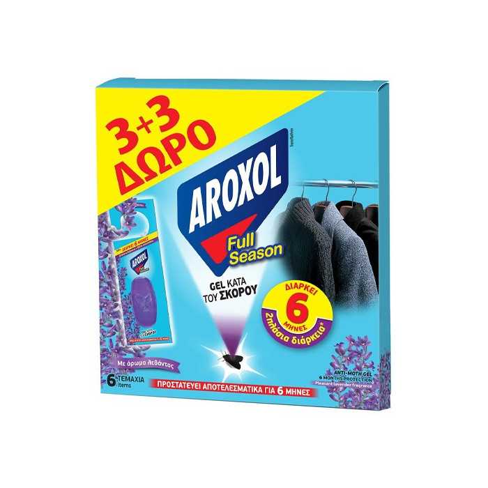 Aroxol season σκοροκτόνο gel 6τεμ Aroxol - 1