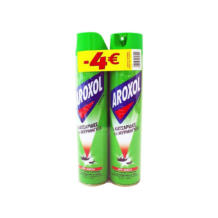 Aroxol για κατσαρίδες & μυρμήγκια spray 2x300ml Aroxol - 1