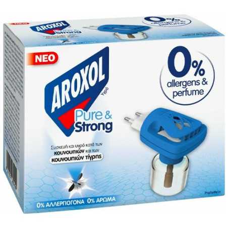 Aroxol pure & strong εντομοαπωθητική ηλεκτρική συσκευή με υγρό για 60 νύχτες Aroxol - 1