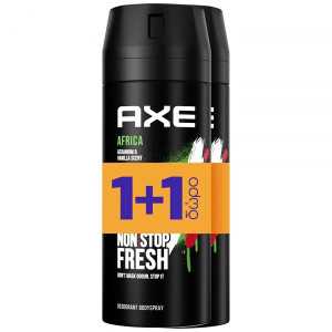 AXE BODY SPRAY 150ml (1+1) AFRICA  - 1