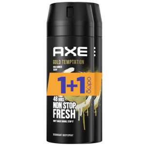 AXE BODY SPRAY 150ml (1+1) GOLD TEMPTATION  - 1