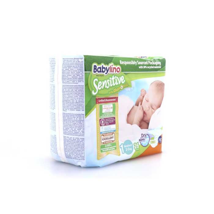 BABYLINO πάνες Sensitive No1 2-5kg 26τεμ