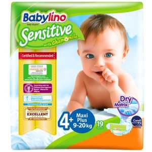 Babylino sensitive πάνες no4+ 10-15kg 19τεμ Babylino - 1