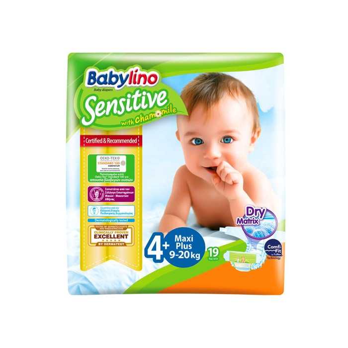 Babylino sensitive πάνες no4+ 10-15kg 19τεμ Babylino - 1