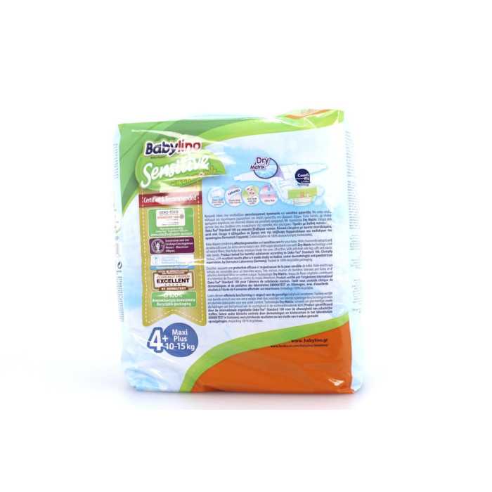 Babylino sensitive πάνες no4+ 10-15kg 19τεμ Babylino - 4