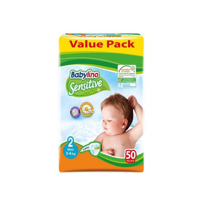 Babylino sensitive πάνες mini No2 3-6kg 50τεμ Babylino - 1