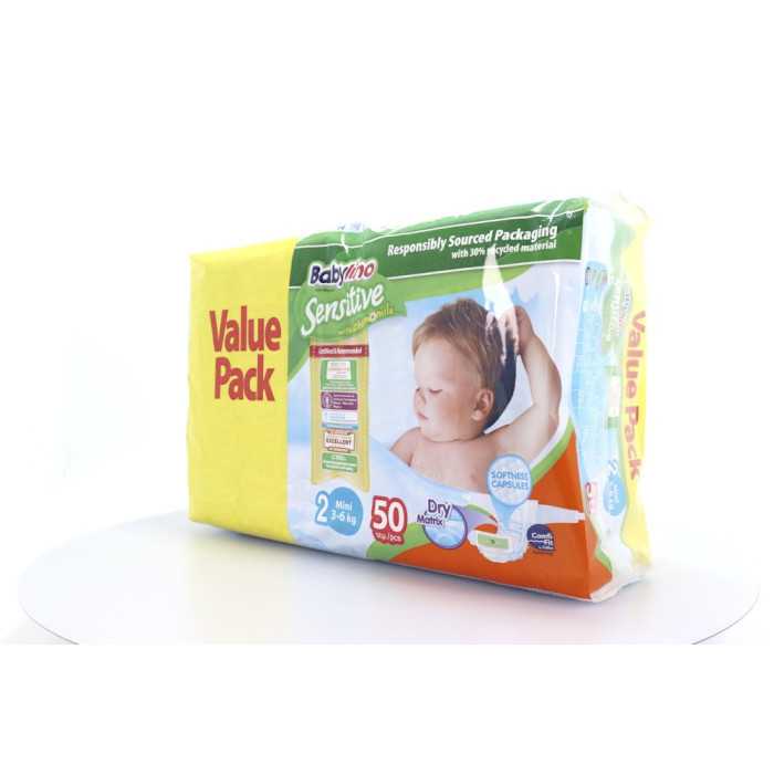 Babylino sensitive πάνες mini No2 3-6kg 50τεμ Babylino - 2