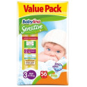 Babylino sensitive πάνες midi No3 4-9kg 56τεμ Babylino - 1