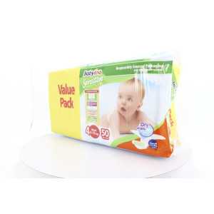 Babylino sensitive πάνες maxi No4 8-13kg 50τεμ