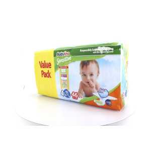 Babylino sensitive πάνες maxi plus No4+ 10-15kg 46τεμ