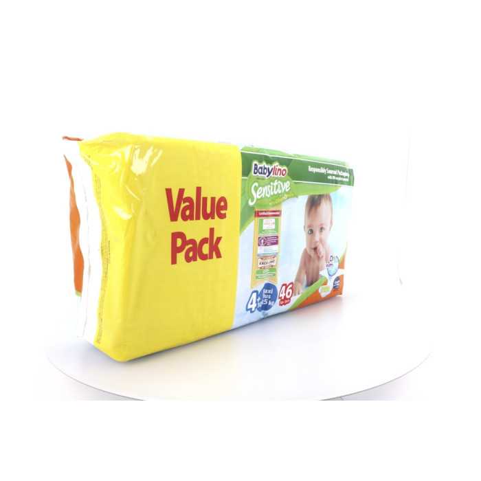 Babylino sensitive πάνες maxi plus No4+ 10-15kg 46τεμ  - 6