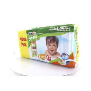 Babylino sensitive πάνες junior plus No5+ 13-27kg 42τεμ