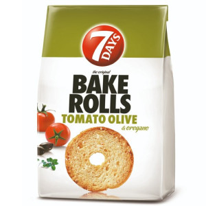 7 days bake rolls με ντομάτα, ελιά & ρίγανη 80gr 7 Days - 1