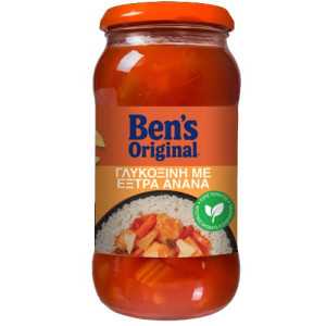 Uncle ben's σάλτσα γλυκόξινη με έξτρα ανανά 450gr