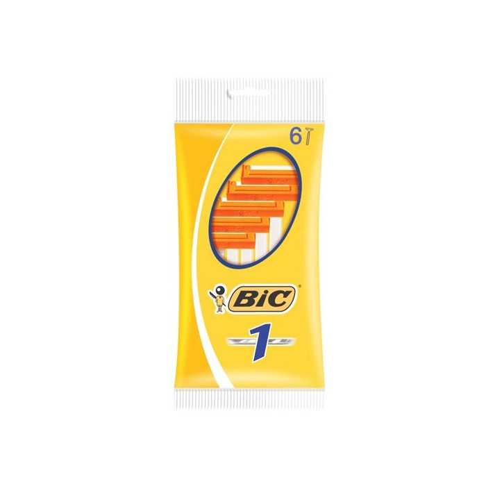 Bic ξυραφάκια με μονή λεπίδα sensitive 6τεμ