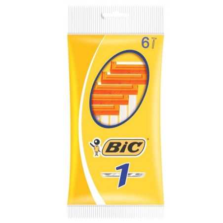 Bic ξυραφάκια με μονή λεπίδα sensitive 6τεμ