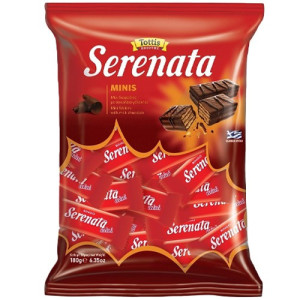 Serenata γκοφρετάκια mini με σοκολάτα γάλακτος 180gr