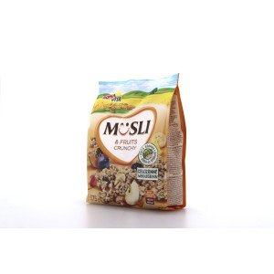 Bona Vita crunchy musli με αποξηραμένα φρούτα 375gr