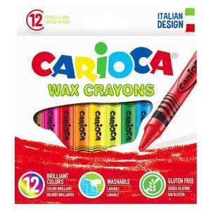 Carioca wax crayons σετ κηρομπογιές 12τεμ Carioca - 1