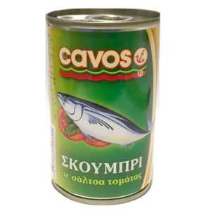 Cavos σκουμπρί σε σάλτσα τομάτας 155ml Cavos - 1