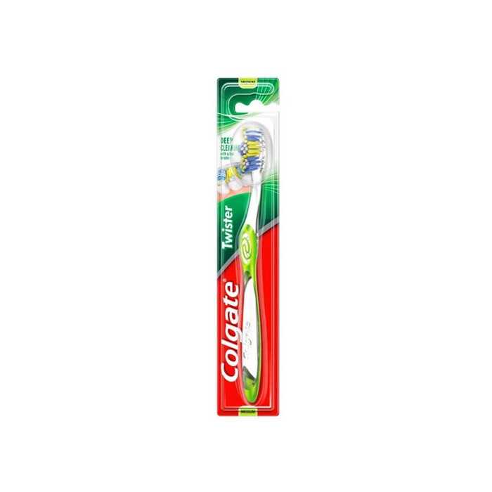 Colgate οδοντόβουρτσα twister fresh μέτρια σε διάφορα χρώματα 1τεμ