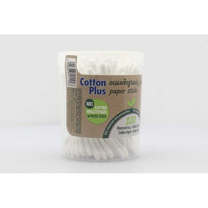 Cotton plus ωτοκαθαριστές 100τεμ Cotton plus - 6