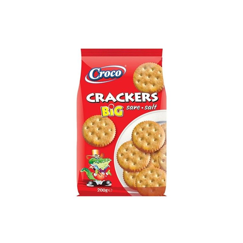 Croco big crackers με αλάτι 200gr Croco - 1