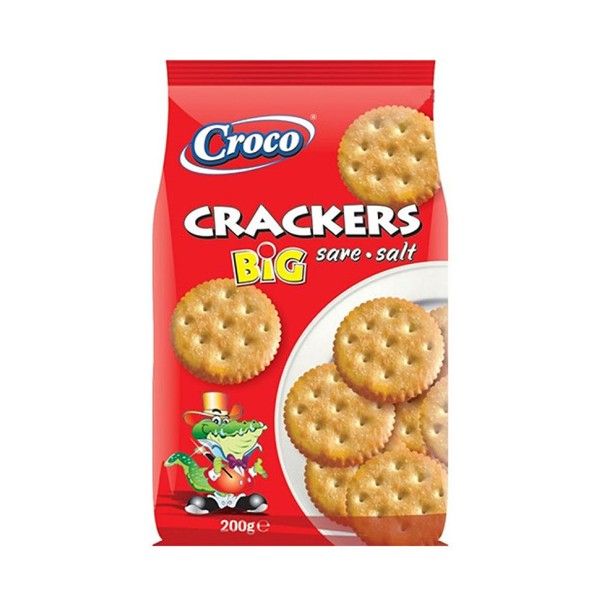 Croco big crackers με αλάτι 200gr