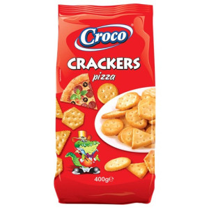 Croco crackers με πίτσα 400gr Croco - 1