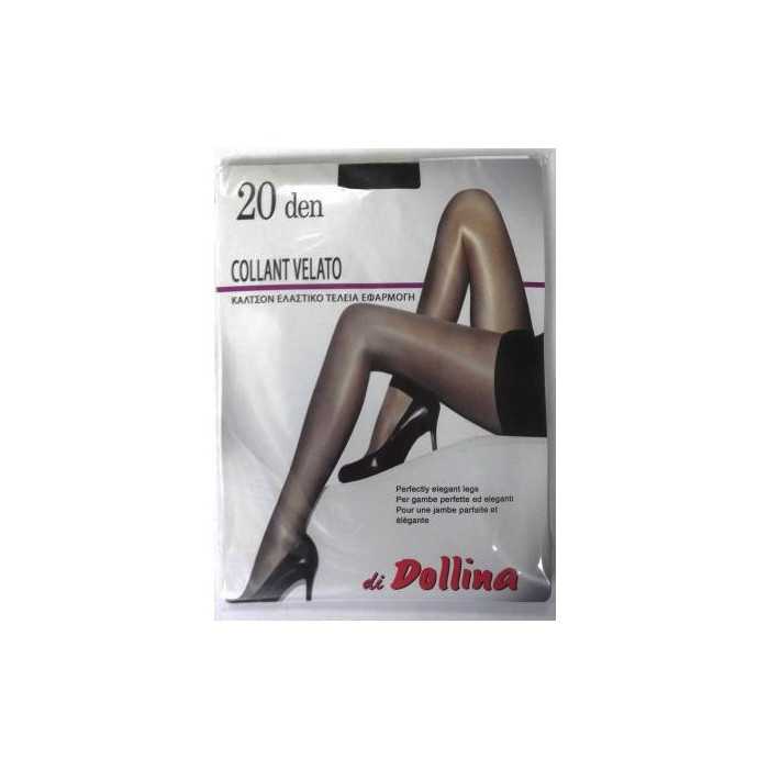 Dollina καλσόν lycra velato 20den No2 γραφίτης Di Dollina - 1