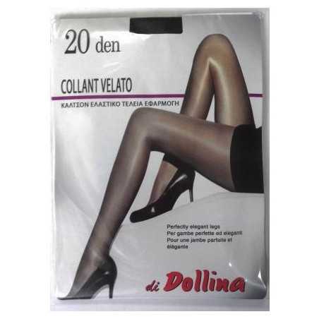 Dollina καλσόν lycra velato 20den No2 γραφίτης Di Dollina - 1