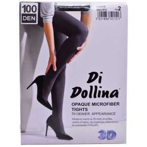 Dollina καλσόν mf opaque 3d 100den No2 μαύρο Di Dollina - 1