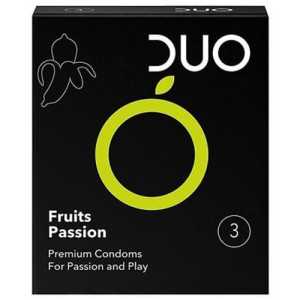 Duo προφυλακτικά fruits passion 3τεμ Duo - 1